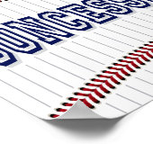 Party-KONZESSIONEN signieren Print Poster (Ecke)