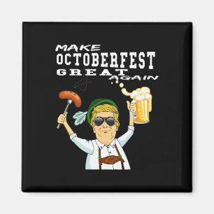 Party-Kostüm Hüte Bierkrug Wurst Trump Geschenk  Magnet