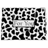 Party Kuh drucken Große Geschenktüte (Vorderseite)