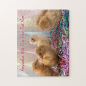 Party-Küken-gelbe Baby-Huhn-Ausläufer Puzzle (Vertikal)