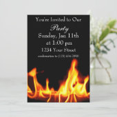 Party laden einladung (Stehend Vorderseite)