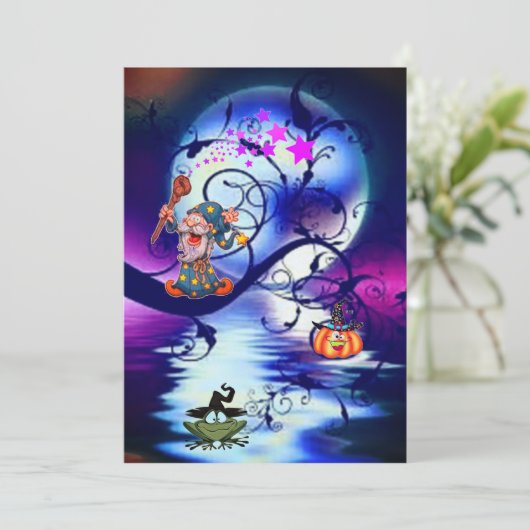 Party laden einladung (Stehend Vorderseite)