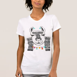 Party-Lama - Porträt T-Shirt