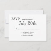 Party Lanterns auf Chalk UAWG RSVP Karte (Rückseite)