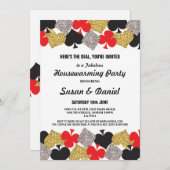 Party Las Vegas Casino Einladung (Vorne/Hinten)