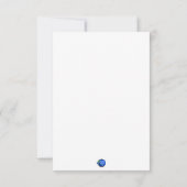 Party lasse dankeskarte (Rückseite)