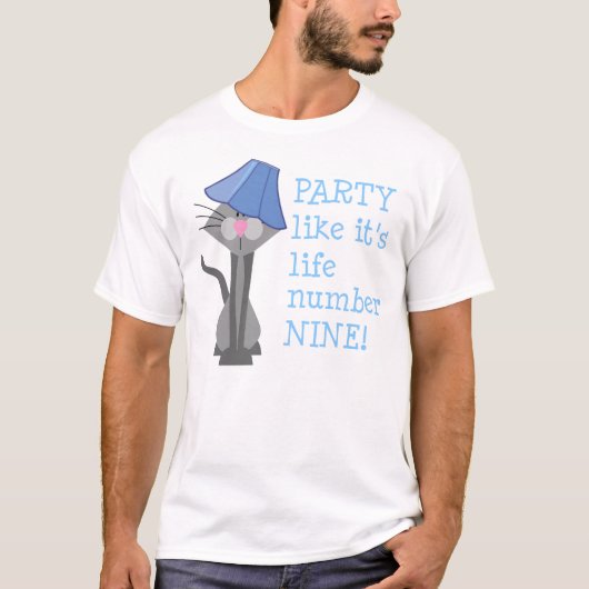 PARTY, Leben Nr. NEUN! T - Shirt (Vorderseite)