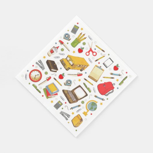 Party-Lehrer Serviette (Ecke)