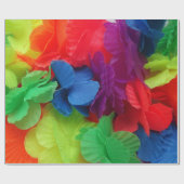 Party Lei Wreath Blume Geschenkpapier (Flach)