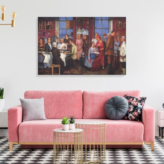 Party Leinwanddruck (Insitu (Wohnzimmer))