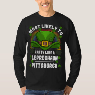 Party Leprechaun St Patricks Day P T-Shirt
