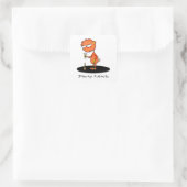 Party Letch Quadratischer Aufkleber (Tasche)