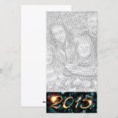 Party-Leuchten 2015 Feiertagskarte (Vorne/Hinten)