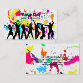 Party-Leute-Geschäfts-Karte Visitenkarte (Vorne/Hinten)