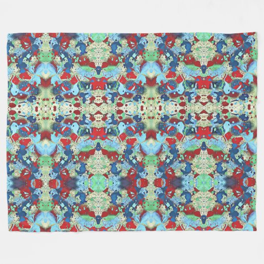 Party Lichen Fleecedecke (Vorderseite (Horizontal))