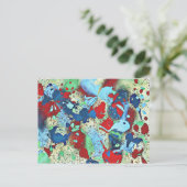 Party Lichen Postkarte (Stehend Vorderseite)