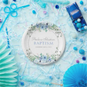 Party liefert Tellerware Taufe Baby Boy Pappteller (Party)
