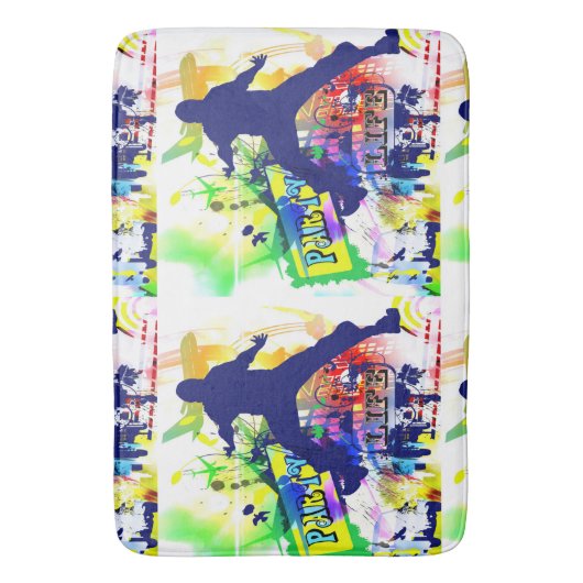 Party Life Dance Bath Mat Badematte (Vorderseite Vertikal)