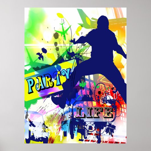 Party Life Poster (Vorne)