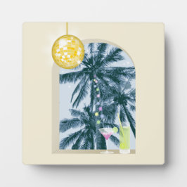 Party Lights Cocktails Diskothek Ball Palmes on Ye Fotoplatte