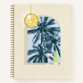 Party Lights Cocktails Diskothek Ball Palmes on Ye Notizblock