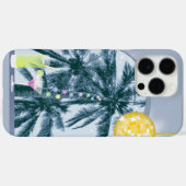 Party Lights Cocktails Diskothek Ball Palms on Blu Case-Mate iPhone Hülle (Rückseite (Horizontal))