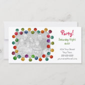 Party Lights Fotokarte (Vorderseite)