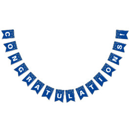 Party Lights Herzlichen Glückwunsch zu Blue Wimpelkette