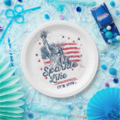 Party like It is 1776, 4. Juli, USA Flag, Amer Pappteller (Party)