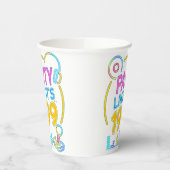 Party Like It’s 1999®™ – Electric Neon Soundtrack Pappbecher (Links)