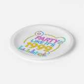 Party Like It’s 1999®™ – Electric Neon Soundtrack Pappteller (Schrägansicht)