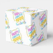 Party Like It’s 1999®™ – Neon Soundtrack Geschenkschachtel (Rückseite)