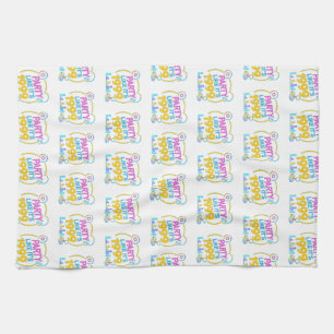 Party Like It’s 1999®™ – Neon Soundtrack Geschirrtuch