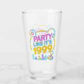 Party Like It’s 1999®™ – Neon Soundtrack Glas (Rückseite)