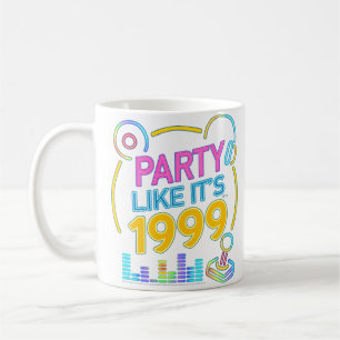 Party Like It’s 1999®™ – Neon Soundtrack Kaffeetasse