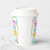 Party Like It’s 1999®™ – Neon Soundtrack Pappbecher (Links)