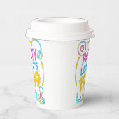 Party Like It’s 1999®™ – Neon Soundtrack Pappbecher (Rechts)