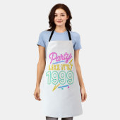 Party Like It’s 1999®™ – Neon-Spannung Schürze (Getragen)