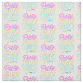 Party Like It’s 1999®™ – Neon Spannung Stoff (Muster)