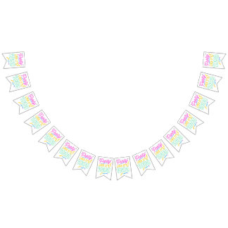 Party Like It’s 1999®™ – Neon Spannung Wimpelkette