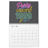 Party Like It’s 1999®™ – Neon Voltage Kalender (Mär 2027)