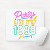 Party Like It’s 1999®™ – Neon Voltage Mousepad (Mit Mouse)