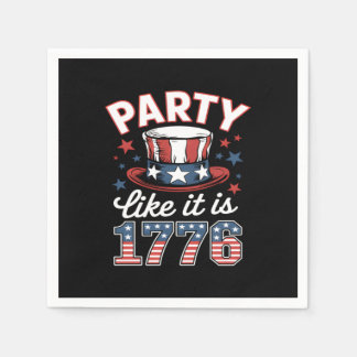 Party like it's 1776 #JF0012 Serviette