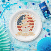 Party Like It's 1776 - Retro Patriotic Bow Pappteller (Party)