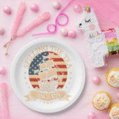 Party Like It's 1776 - Retro Patriotic Bow Pappteller (Party)