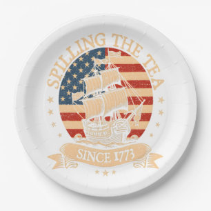 Party Like It's 1776 - Retro Patriotic Bow Pappteller