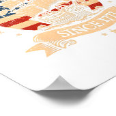 Party Like It's 1776 - Retro Patriotic Bow Poster (Ecke)