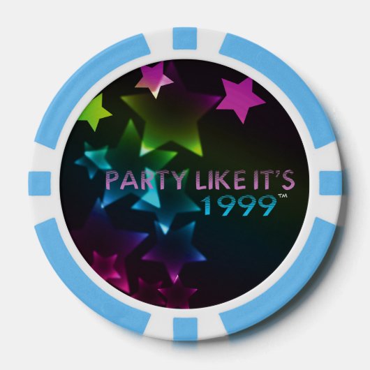 Party Like It's 1999® - Poker Chips - Design 11 (Vorderseite)