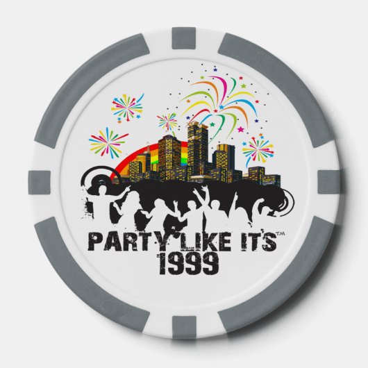 Party Like it's 1999® - Poker Chips - Design 15 (Vorderseite)