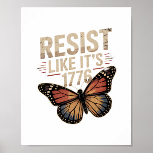 Party Like USA 1776 Funny Design Poster